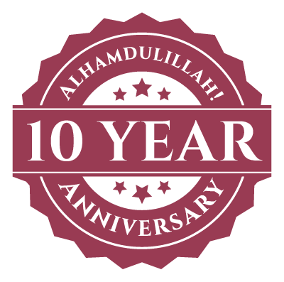 10 year anniversary badge